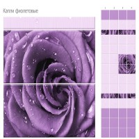 Капли фиолетовые/Капли фиолетовые фон