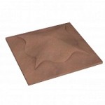 Крышка для забора бетонная гладкая (Цвет шоколад)